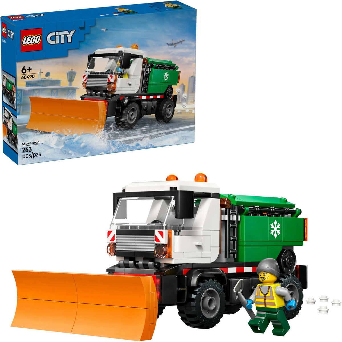 Lego city store køretøjer 60490 sneplov