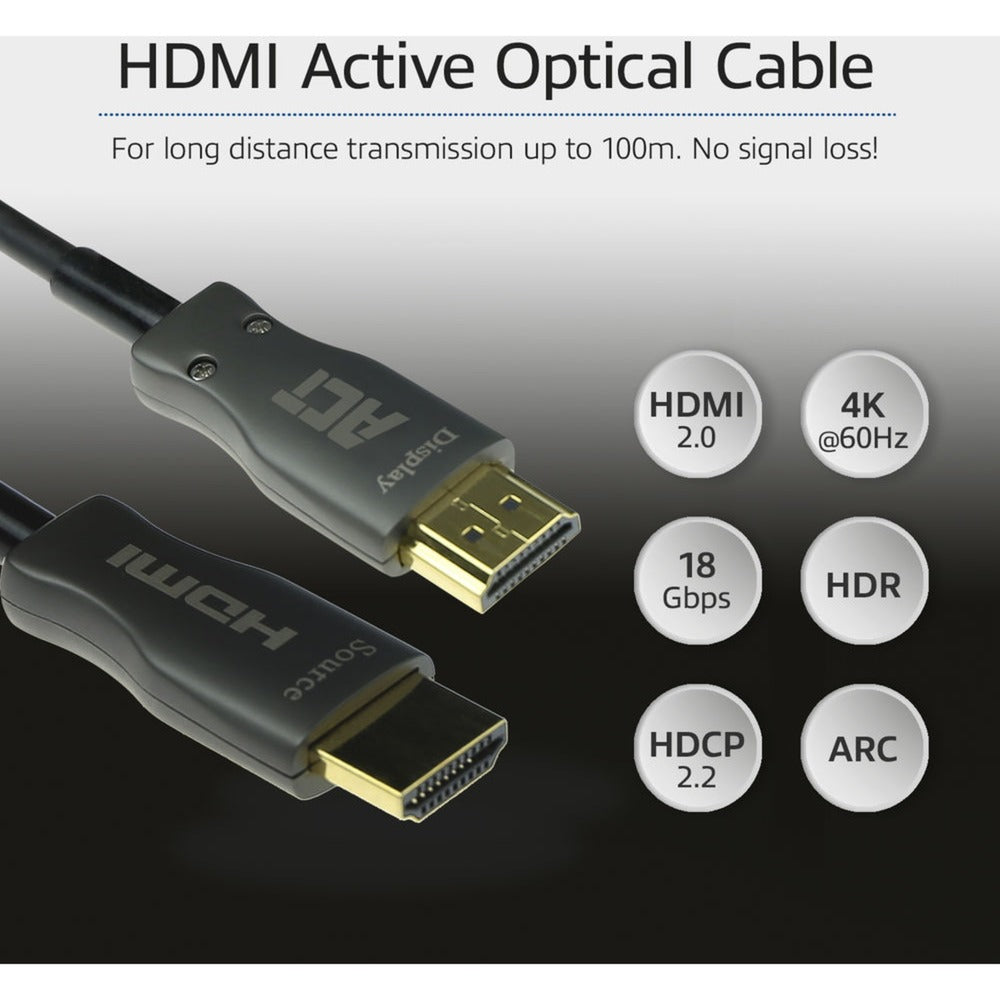 HDMI kabel act ak3933 sort