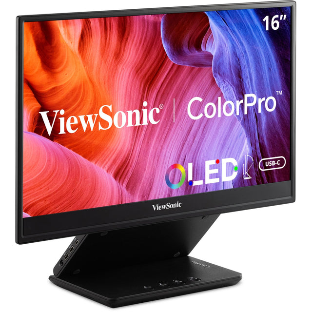 Viewsonic vp16-oled 16 skærm (sort (mat), 1x micro HDMI, USB-C, lyd)