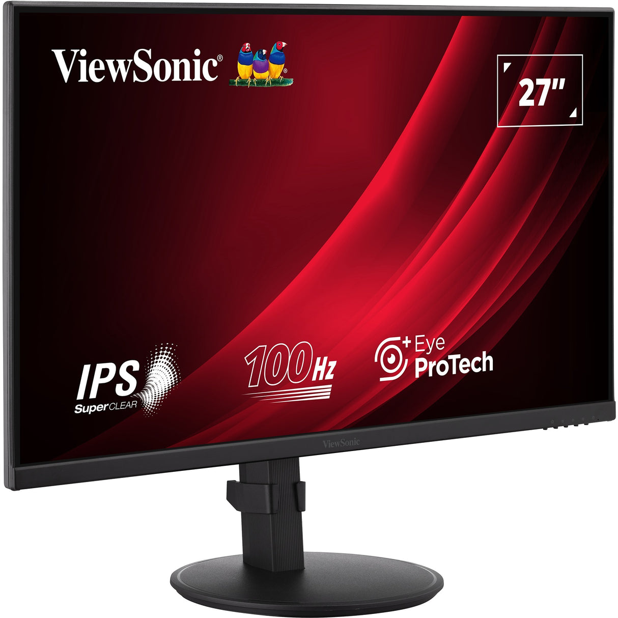 Viewsonic vg2708a-mhd 27 skærm (sort, 1x hdmi, 1x skærmport, vga, lyd, 100 hz)