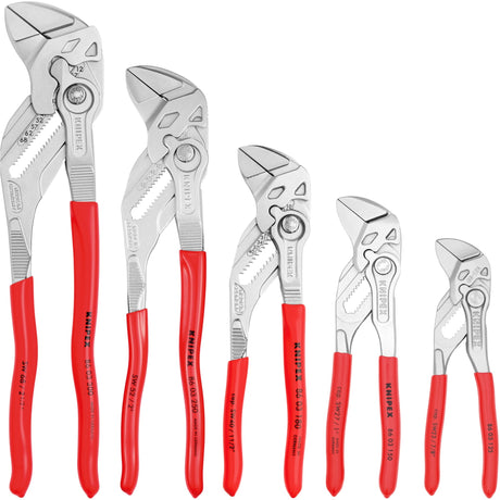 Knipex 001955s4 5-delt nøgletang sæt i rullepose