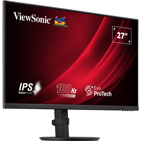 Viewsonic VA2708-HDJ 27 skærm (sort, 1x HDMI, 1x skærmport, VGA)