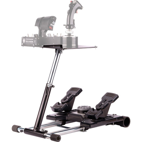 Hjulstander pro deluxe v2 thrustmaster hotas warth holder (sort, til thrustmaster hotas warthog, saitek x-55, x52, pro og x65)