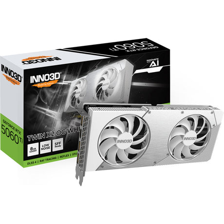 Inno3d n506t2-08d7x-193075w geforce rtx™ 5060 ti 8gb twin x2 oc hvid