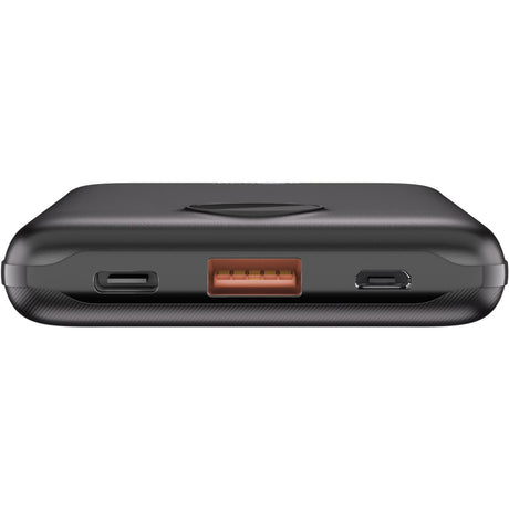 Goobay powerbank kompakt 10.000 mah (sort, 10 ah, 1x USB-A, 1x USB-C, strømforsyning, hurtig opladning)