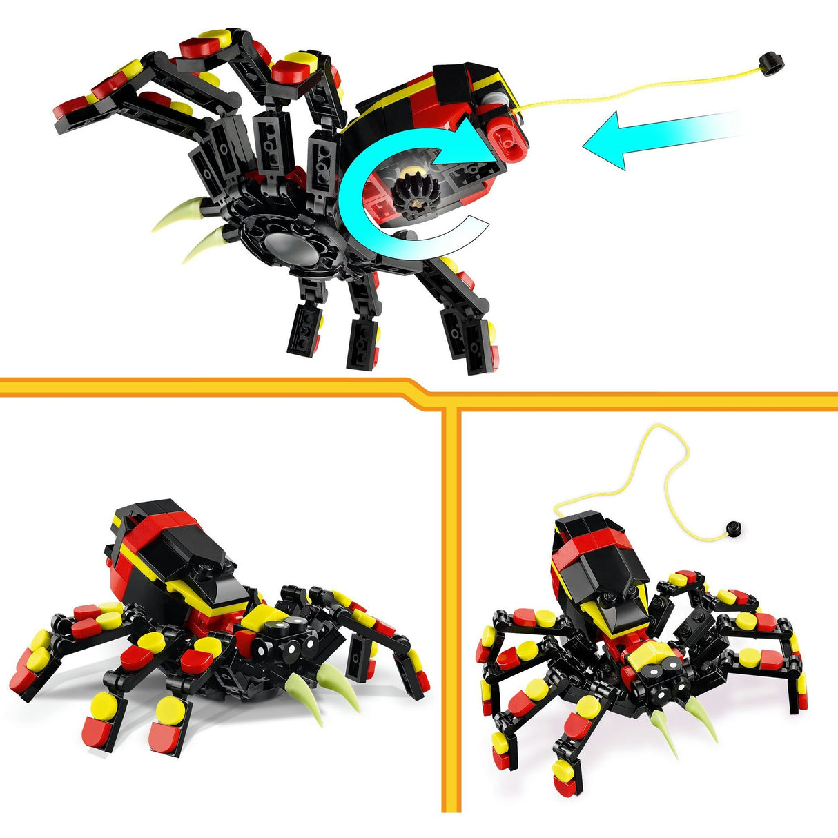 Lego Creator 3i1 vilde dyr: spændende edderkop - 31159