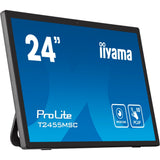 Iiyama Prolite T2455MSC-B1 24 touchscreen-skærm (sort (mat), HDMI, skærmport, 2x USB-A, USB-B)