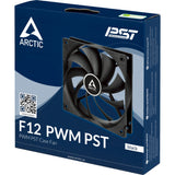 Arctic f12 pwm pst case ventilator (sort, 120 x 120 x 25 mm)