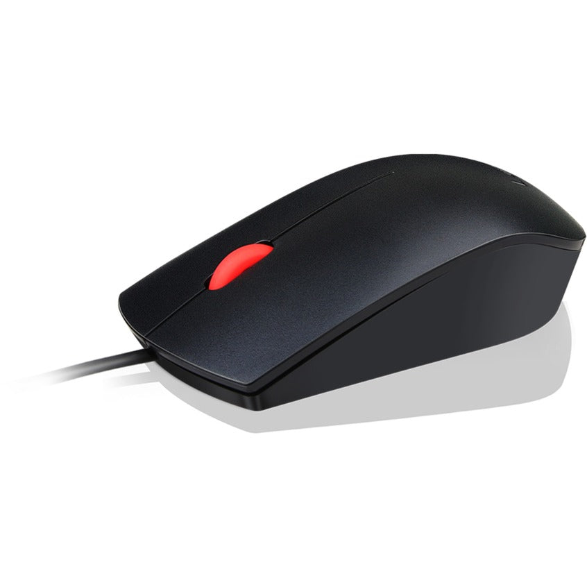 Lenovo essentiel USB-mus (sort, 1600 dpi)
