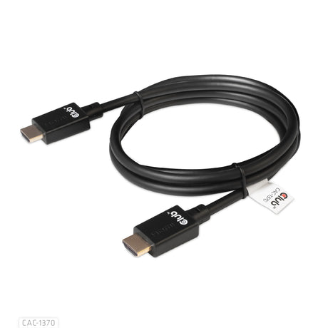 Club 3D ultra højhastigheds HDMI 2.1 certificeret kabel han-han (sort, 1,5 meter, 4K 120Hz, 8K 60Hz, 48 Gbps)