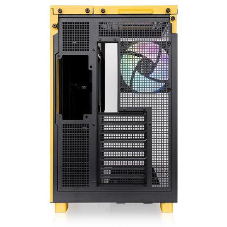 Thermaltake view 380 xl tg argb bumblebee midi tower behuizing (donkergeel | 2x usb-a | 1x usb-c | rgb | window)