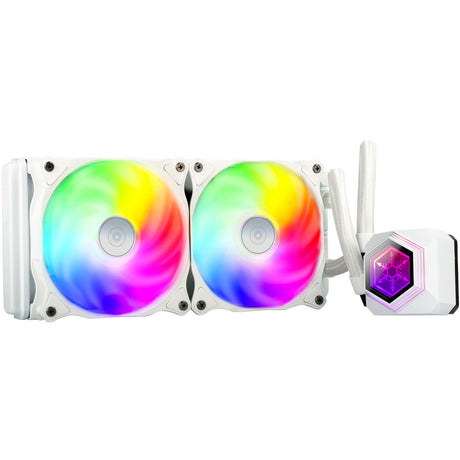 Silverstone sst-pf240w-argb-v2 vandkøling (hvid, inkl. rgb controller)