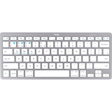 Stol på trådløst Bluetooth-tastatur (grå, amerikansk layout (QWERTY), saksekontakter, 85 %, Bluetooth 4.0)