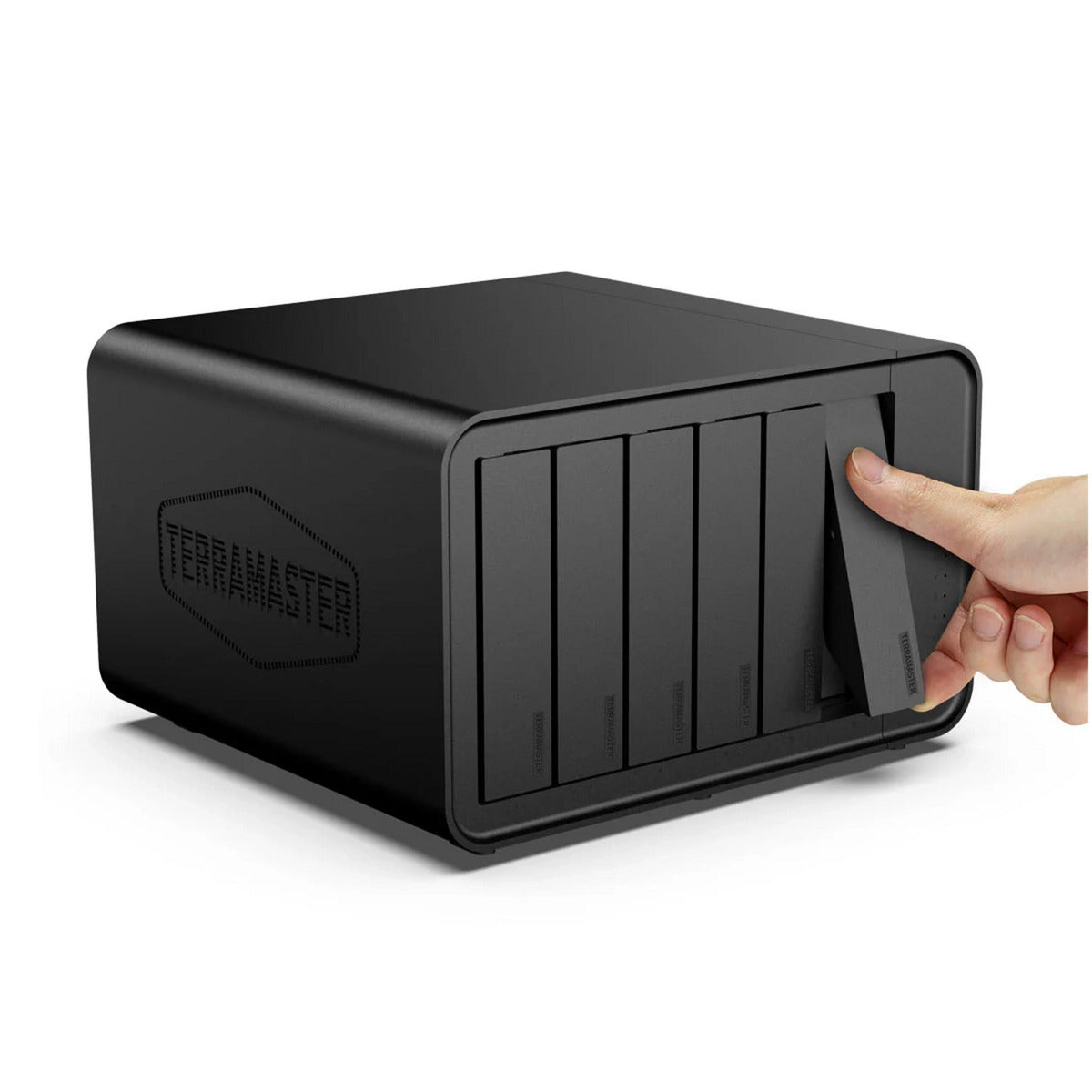 Terramaster F6-424 NAS (sort, 2x 2,5 GBE, HDMI, USB)