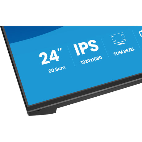 Iiyama prolite x2493hsu-b1 23.8 skærm (sort (mat), 120 Hz, HDMI, skærmport, USB, lyd)