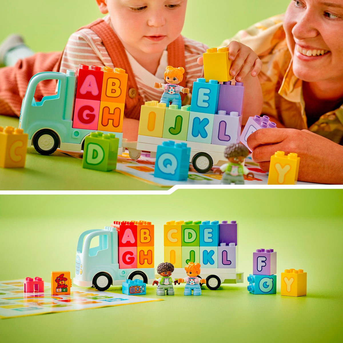 Lego duplo 10421 alfabet lastbil