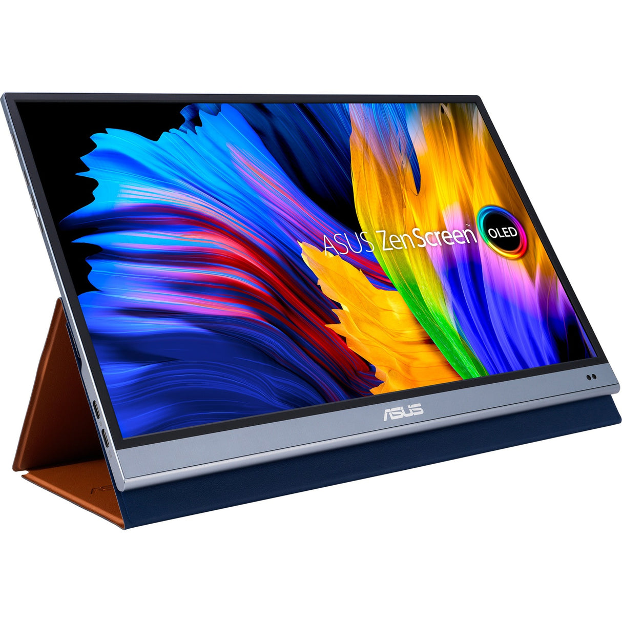 Asus zenscreen oled mq16ahe 15.6 skærm (sølv, usb-c, mini hdmi)