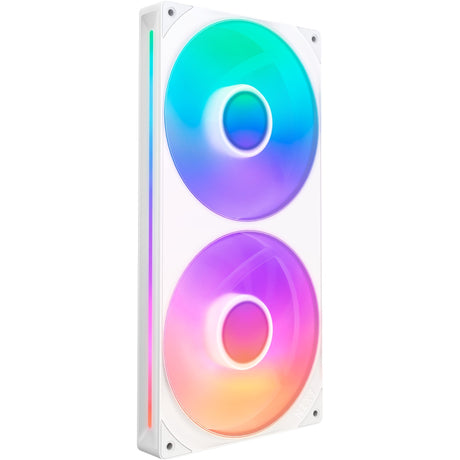 Nzxt f280 rgb core case blæsere (hvide, 2 stk, 280 x 140 x 26 mm)