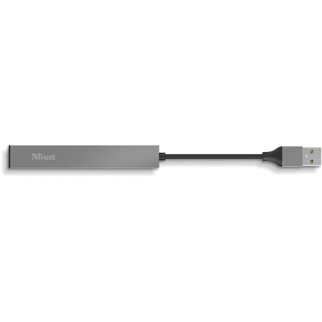 Trust halyx aluminium 4-ports mini USB hub USB hub (aluminium)
