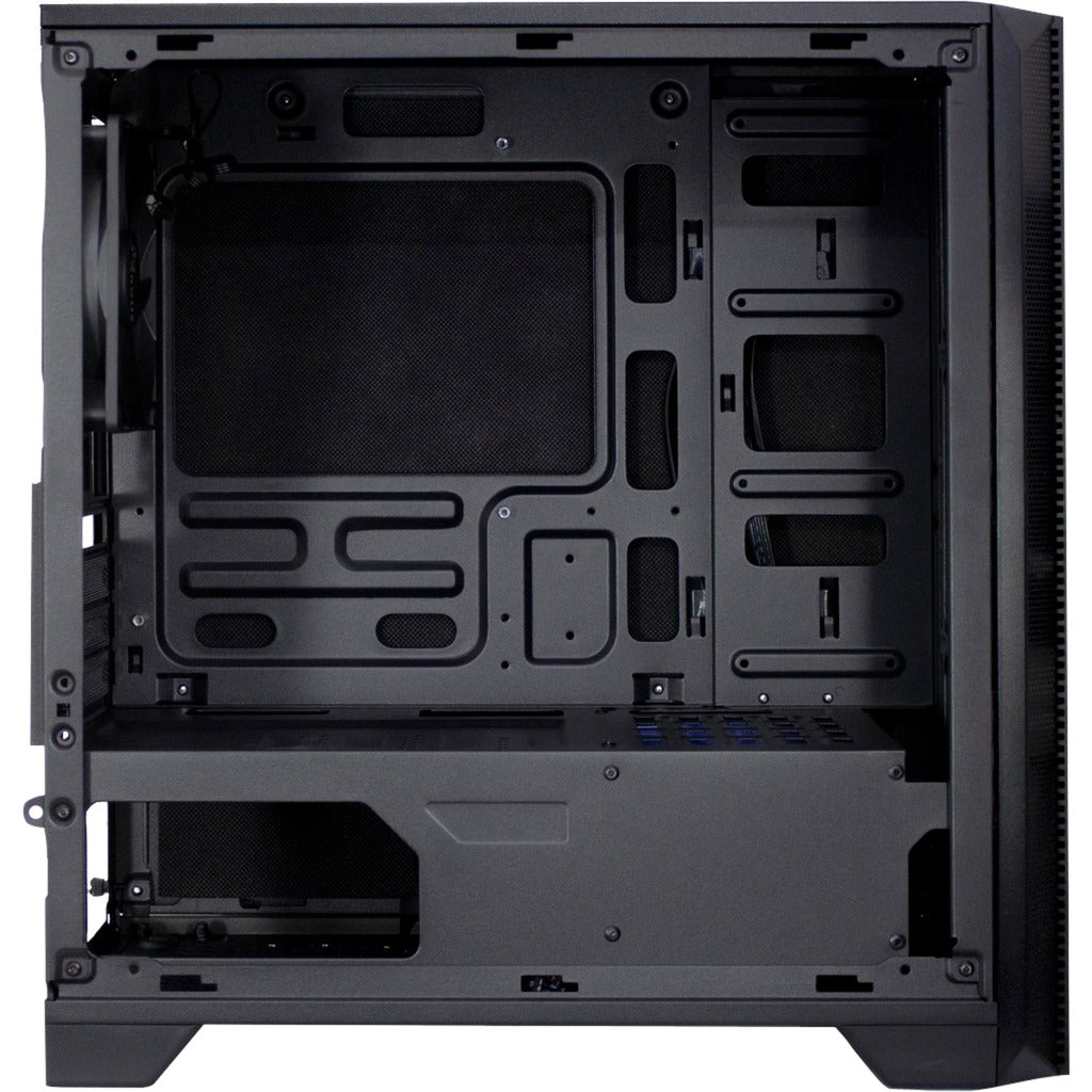 Inter-tech h-606 mini tårnhus (sort | 2x USB-A)