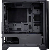 Inter-tech h-606 mini tårnhus (sort | 2x USB-A)