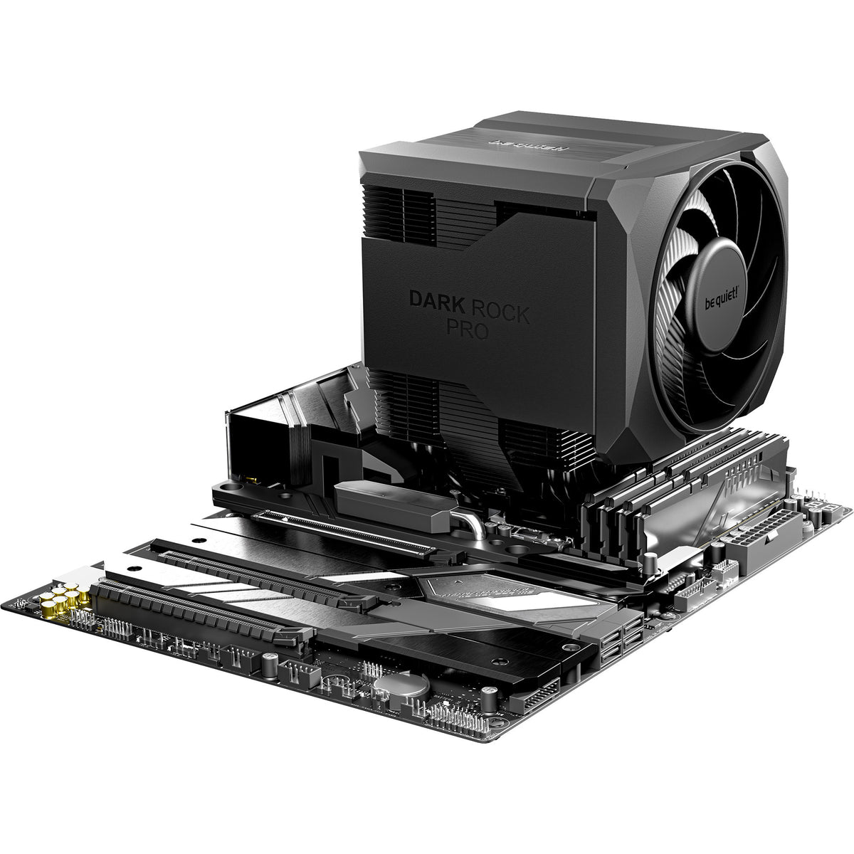 Vær stille! dark rock pro 6 cpu køler (sort, 4-benet pwm blæserstik)
