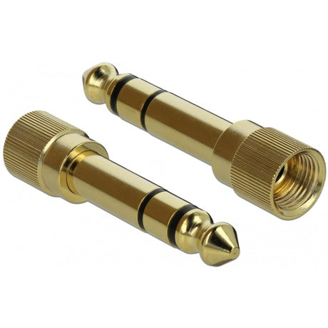 Delock stereostik 3,5 mm 3-benet han > hun forlængerkabel (sort, 1 meter)