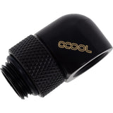 Alphacool eiszapfen l-stik roterbar g1 4 ag til g1 4 ig tilslutning (sort)
