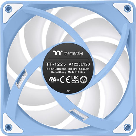 Thermaltake ct120 ex reverse argb sync pc køleblæser hortensiablå (3-fan pakke) kabinetventilatorer (lyseblå, 3 stk., 120 x 120 x 25 mm, pwm)