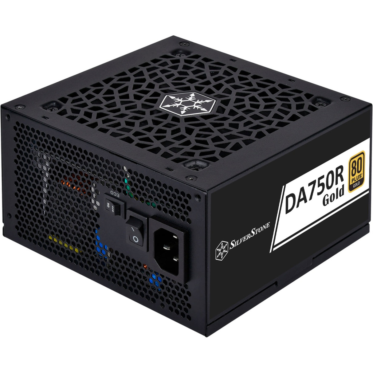 Silverstone da750r guld modulær 750 watt strømforsyning (sort, 4x pcie)