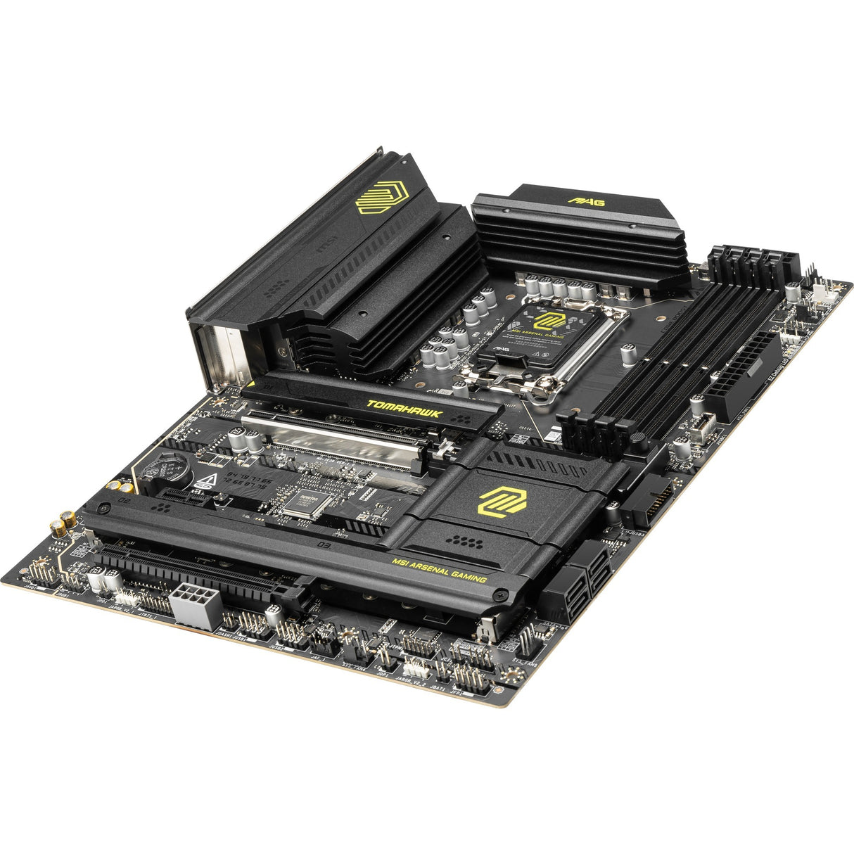 MSI Mag B860 Tomahawk WiFi Socket 1851 bundkort (RAID, 5GB-LAN, WiFi 7, BT, lyd, ATX)