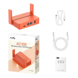 Cudy ac1200 trådløs mini vpn router med usb mesh router (mesh)