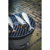 Vindmøllens grillplade i støbejern (sort, ø 31,5 cm)