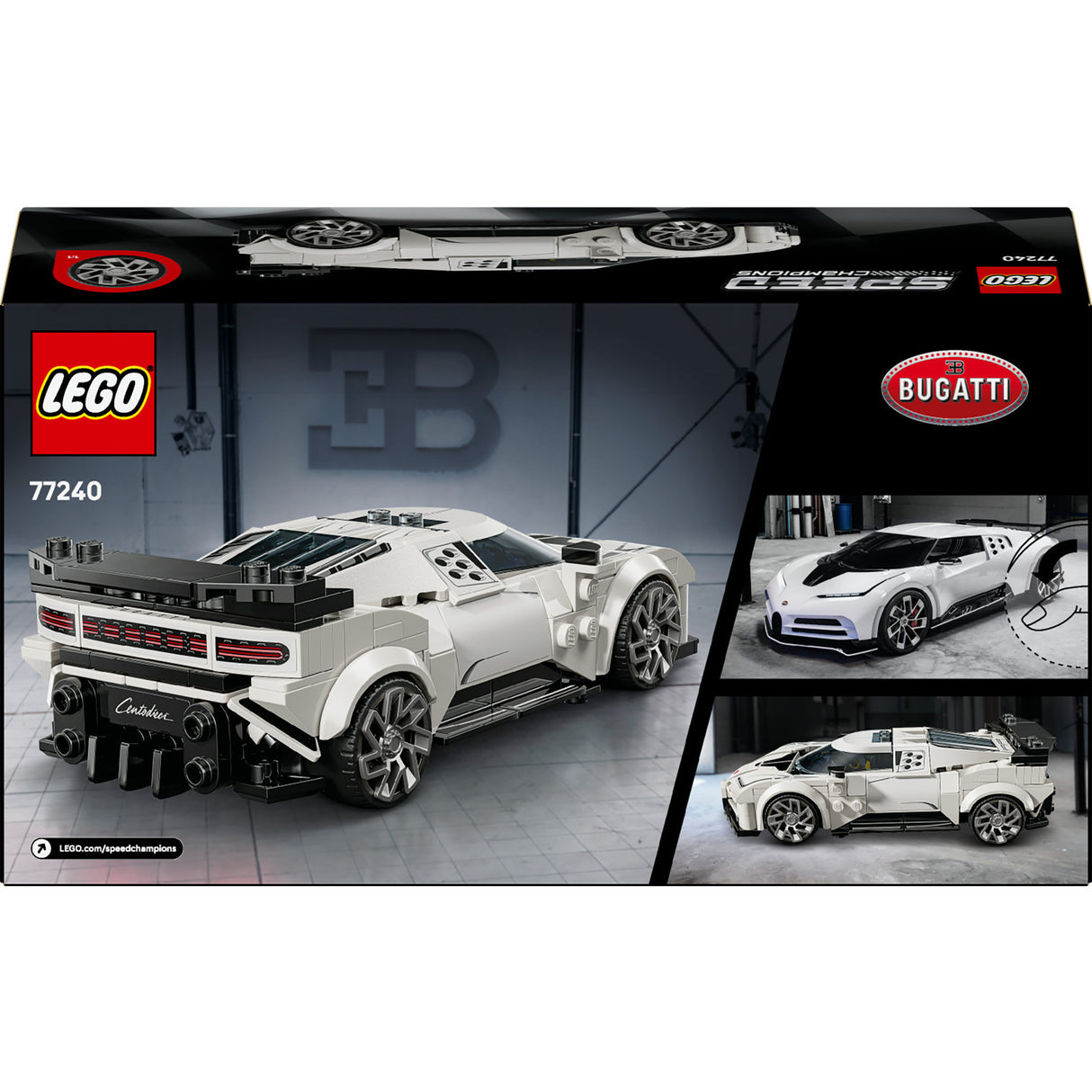 Lego ® speed champions bugatti centodieci hyper sportsvogn - 77240