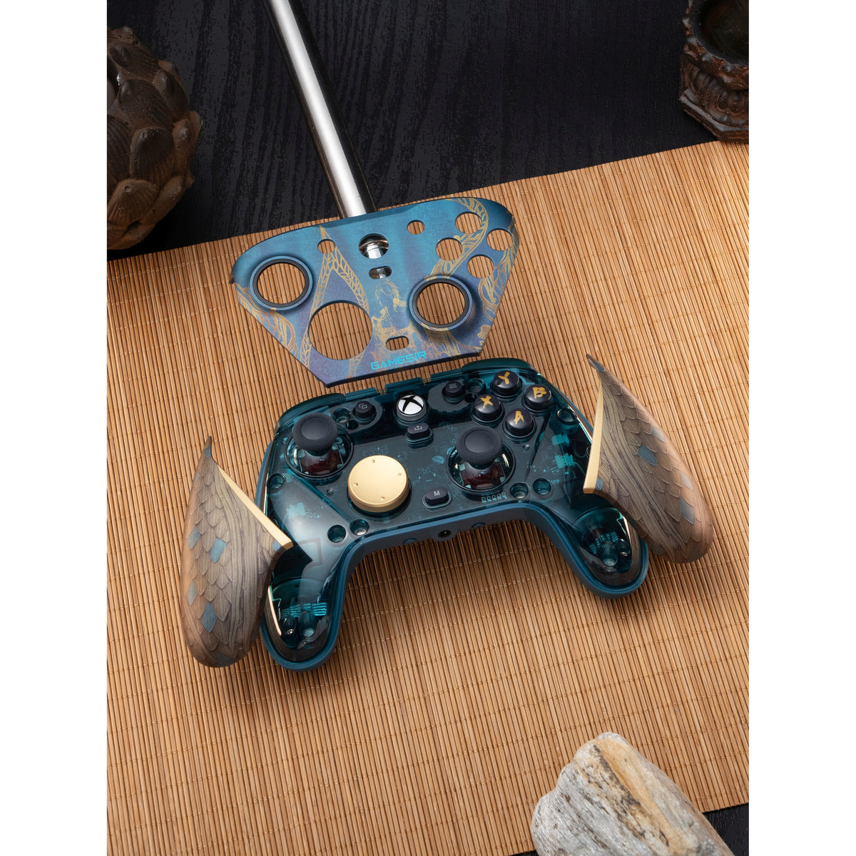Gamesir g7 pro tri-mode - wuchang version (trådløs til xbox) gamepad (blå guld, xbox series x|s, xbox one, pc, android, steam)