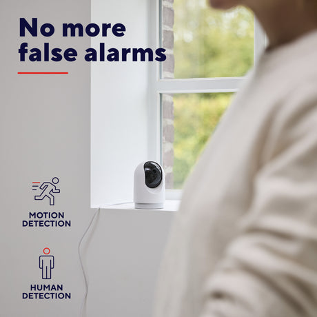 Trust ipcam-2700 360° sikkerhedskamera (hvid, 2,4 eller 5ghz WiFi)