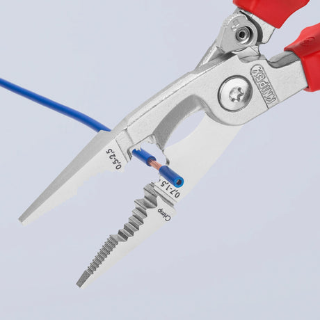 Knipex elinstallationstang 13 96 200 t (rød gul)
