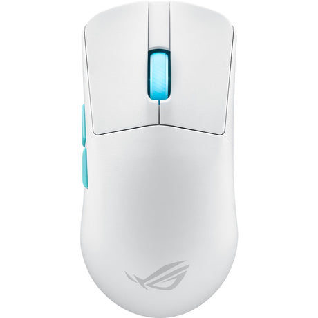 Asus rog harpe ace aim lab edition gaming mus (hvid, 100 - 36.000 dpi, USB 2.0, 2.4 GHz, Bluetooth, RGB LED'er)