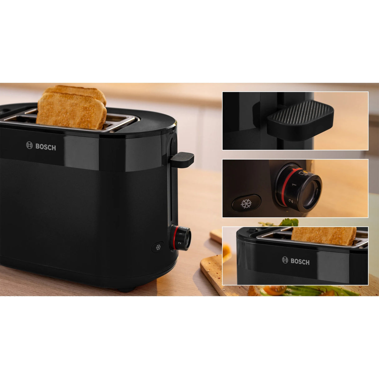 Bosch brødrister mymoment (sort)