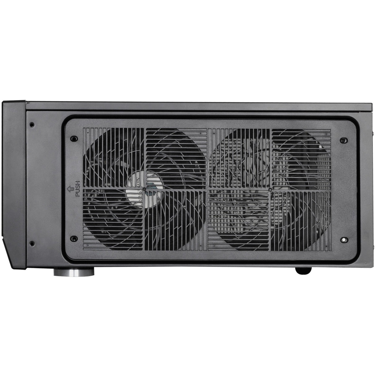 Silverstone SST-GD09B-C HTPC-hus (sort | 1x USB-A | 1x USB-C)