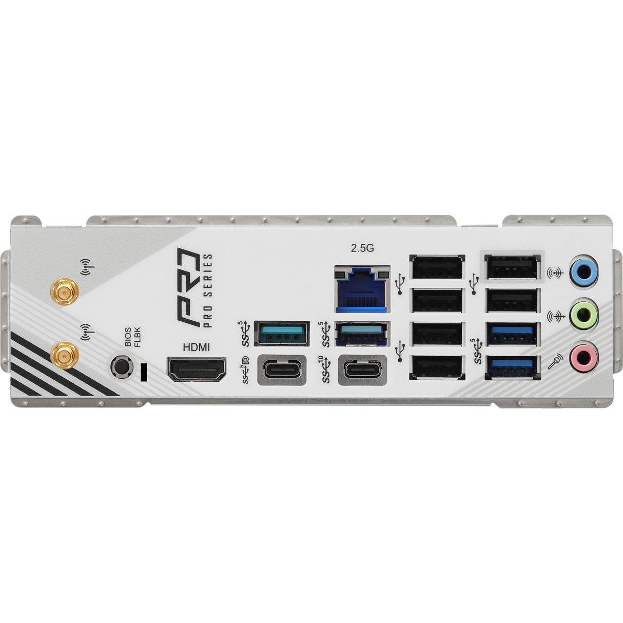 Asrock B850 Pro RS WiFi Socket AM5 bundkort (RAID, 2,5 GB-LAN, WLAN, BT, Lyd, ATX)