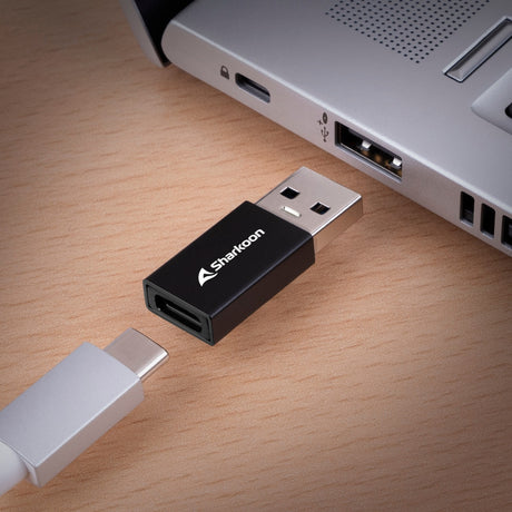 Sharkoon officepal USB-C adaptere (sort)