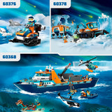 Lego city - konstruktionslegetøj til polarforskningsskibe (60368)