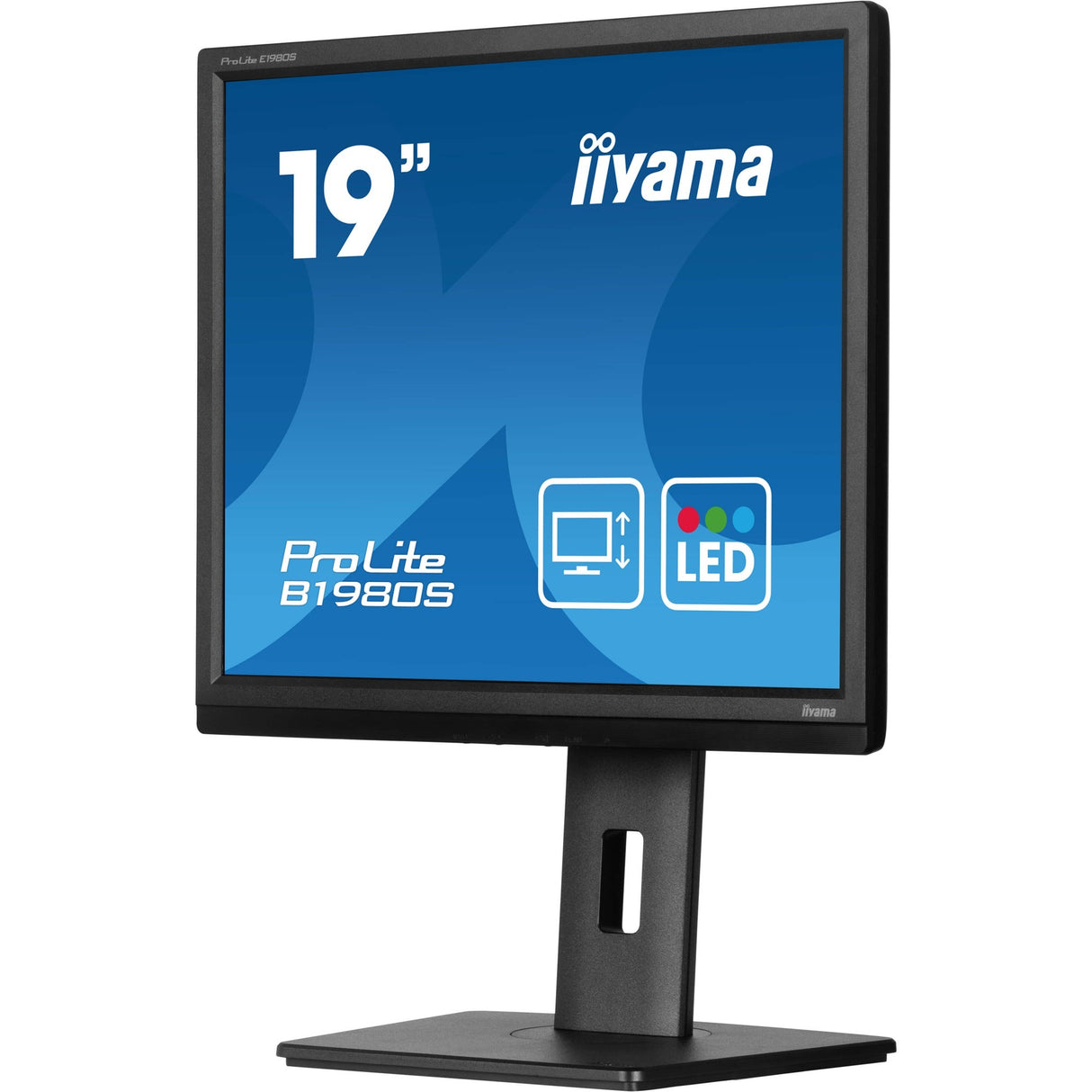 Iiyama prolite b1980s-b1 19 skærm (sort, hdmi, skærmport)