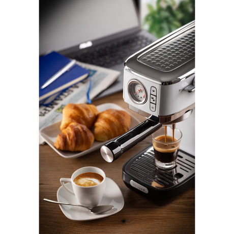 Ariete moderna espresso slim 1381 14 espressomaskine (hvid)