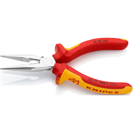 Knipex lige radiotang med sideskærer | 160 mm | vde - 2506160