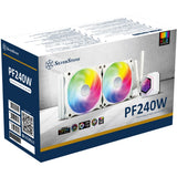 Silverstone sst-pf240w-argb-v2 vandkøling (hvid, inkl. rgb controller)