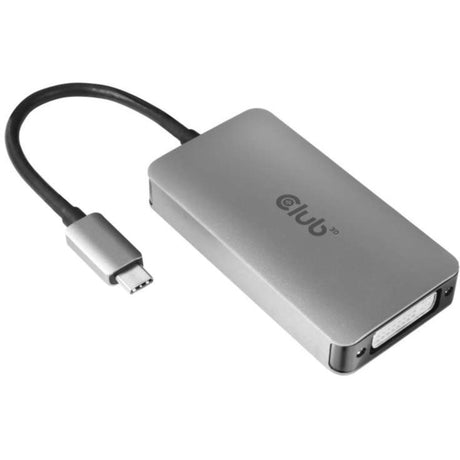 Club 3D USB Type C til DVI-I Dual Link Active Adapter (grå, CAC-1510)