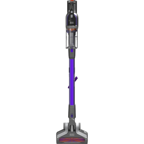 Black+decker 36v 4-i-1 power-serien ekstrem pet stick støvsuger (lilla)