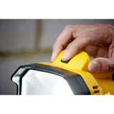 Stanley fatmax v20 18v arbejdslampe (gul sort, batteri og oplader medfølger ikke)